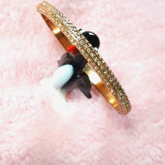 Rose gold and crystal bracelet - Picture 5 of 8